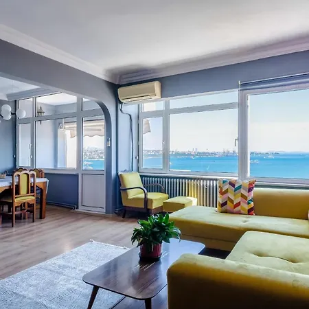 Magnificent Sea View Flat 5 Min To Istiklal Square
