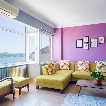 Magnificent Sea View Flat 5 Min To Istiklal Square *